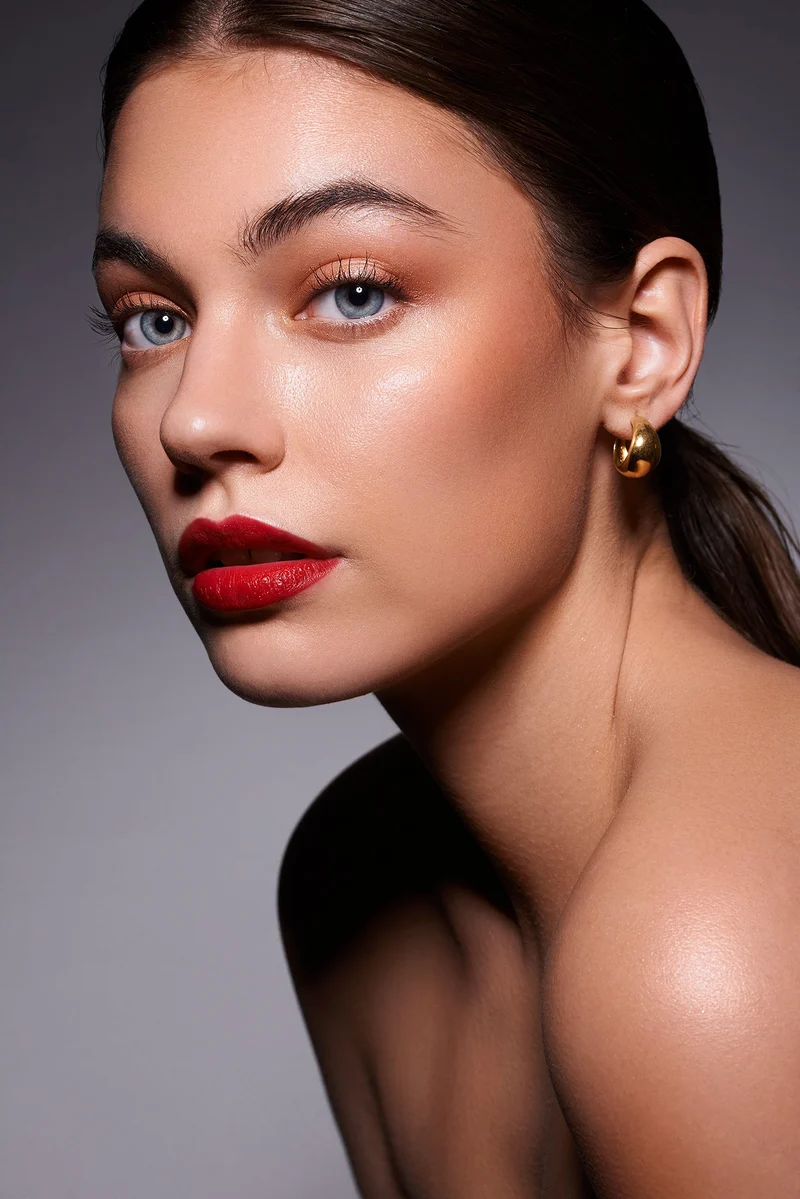 Creolen Small Smooth Hoops SAVOY aus Gold von V Design Lab