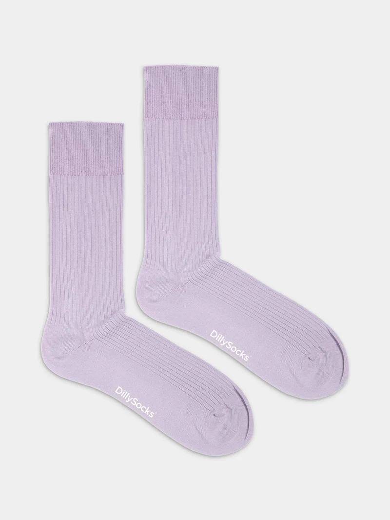 Ribbed Lavender Lilac