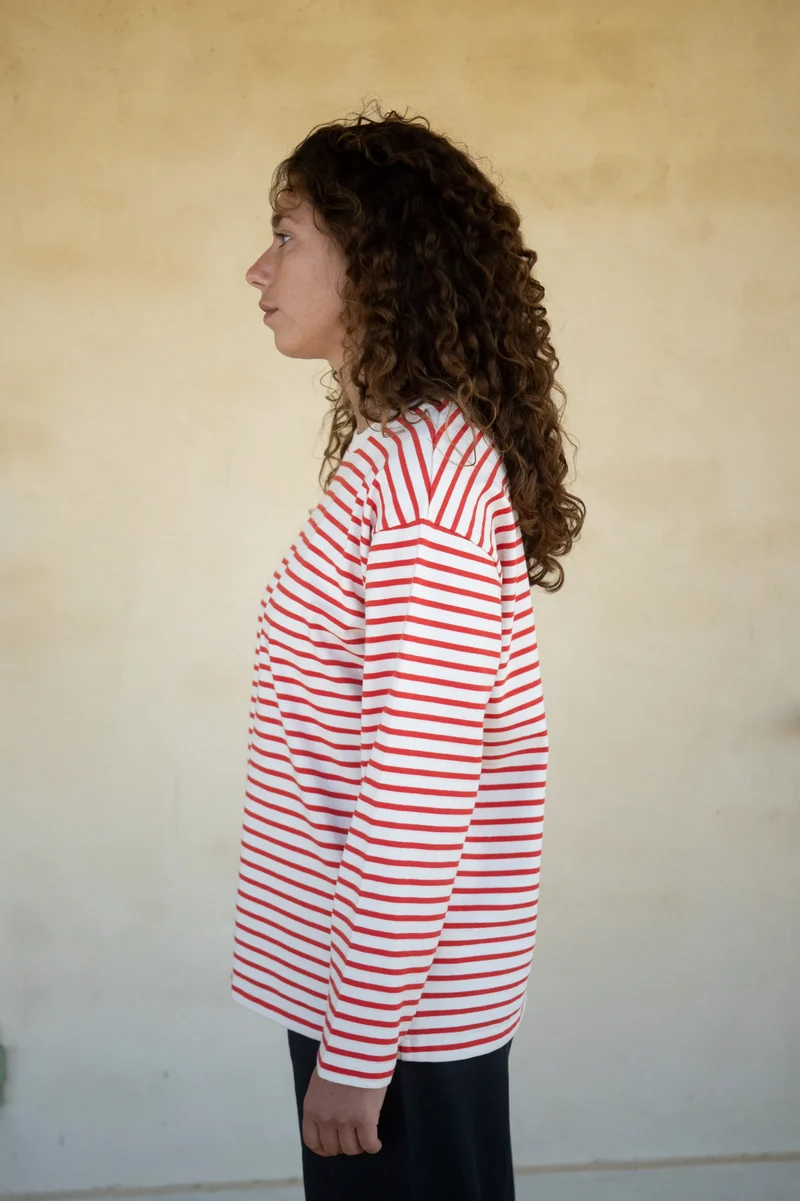 Gestreiftes Langarmshirt Stina aus Bio-Baumwolle von Salzwasser