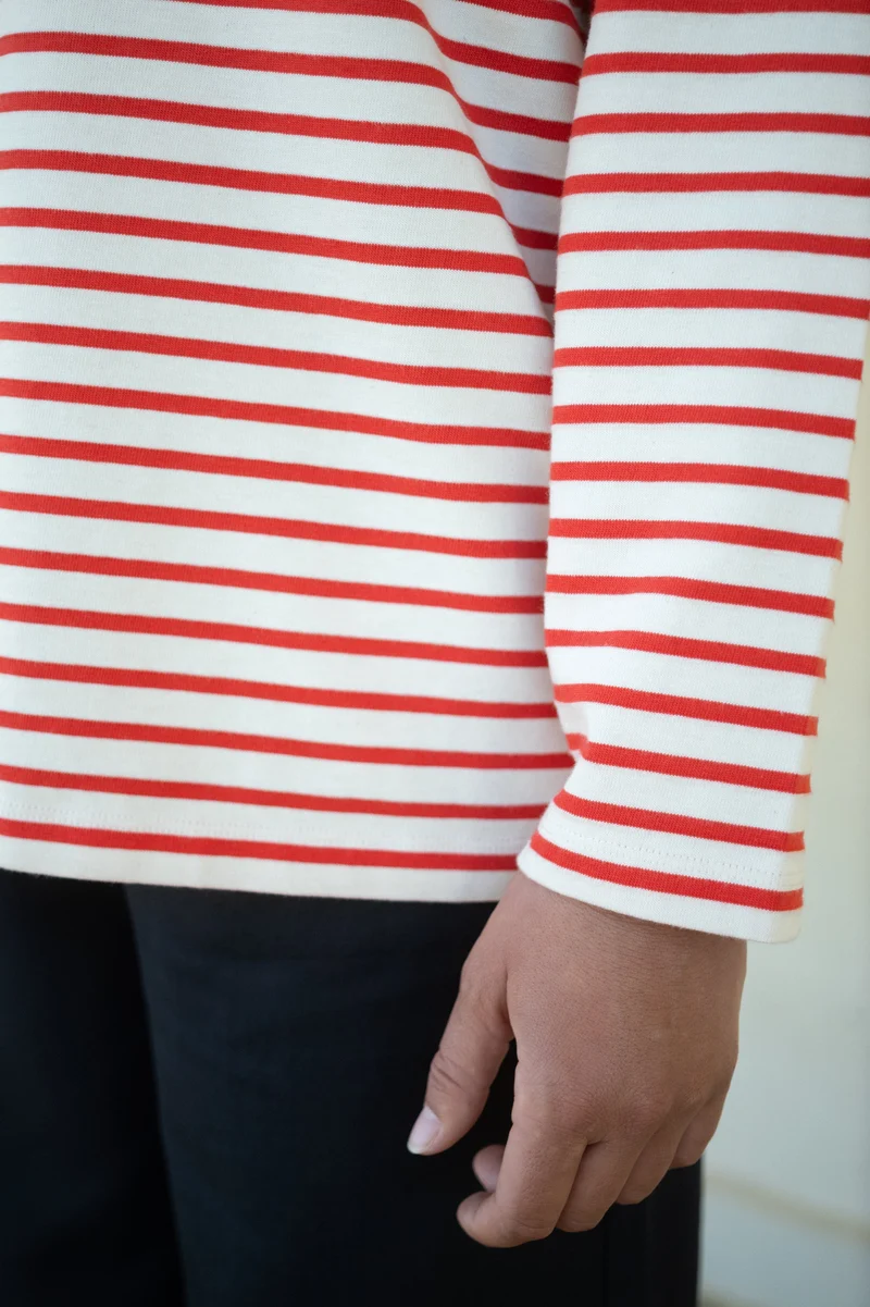 Gestreiftes Langarmshirt Stina aus Bio-Baumwolle von Salzwasser
