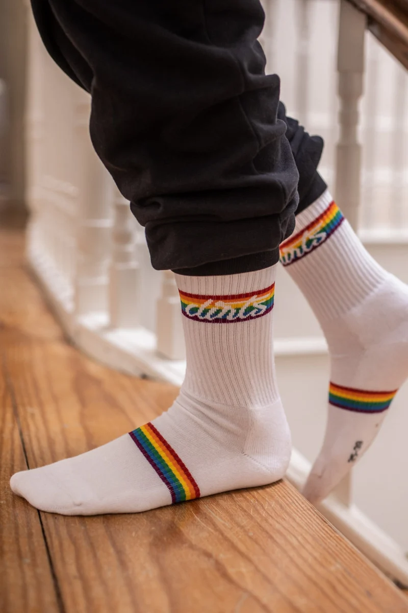 Rainbow Socken 1.0 aus Baumwolle von Dirts