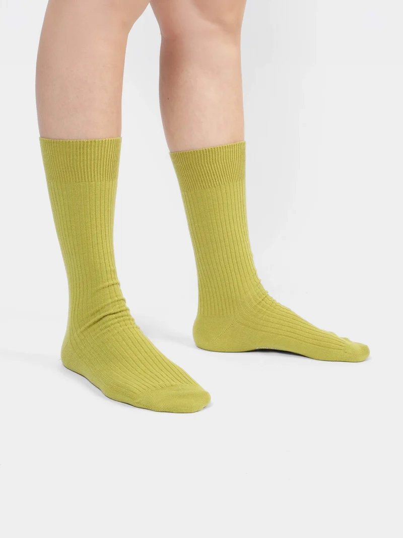 Ribbed Lime Green