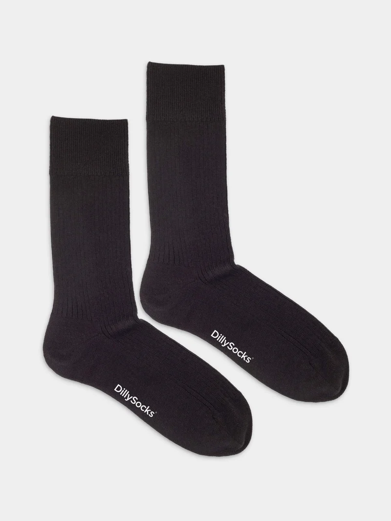 Ribbed Night Black