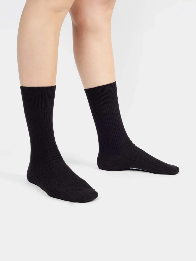 Ribbed Night Black