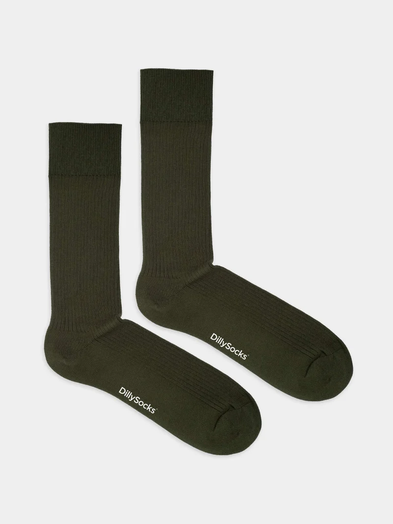 Ribbed Olive Green