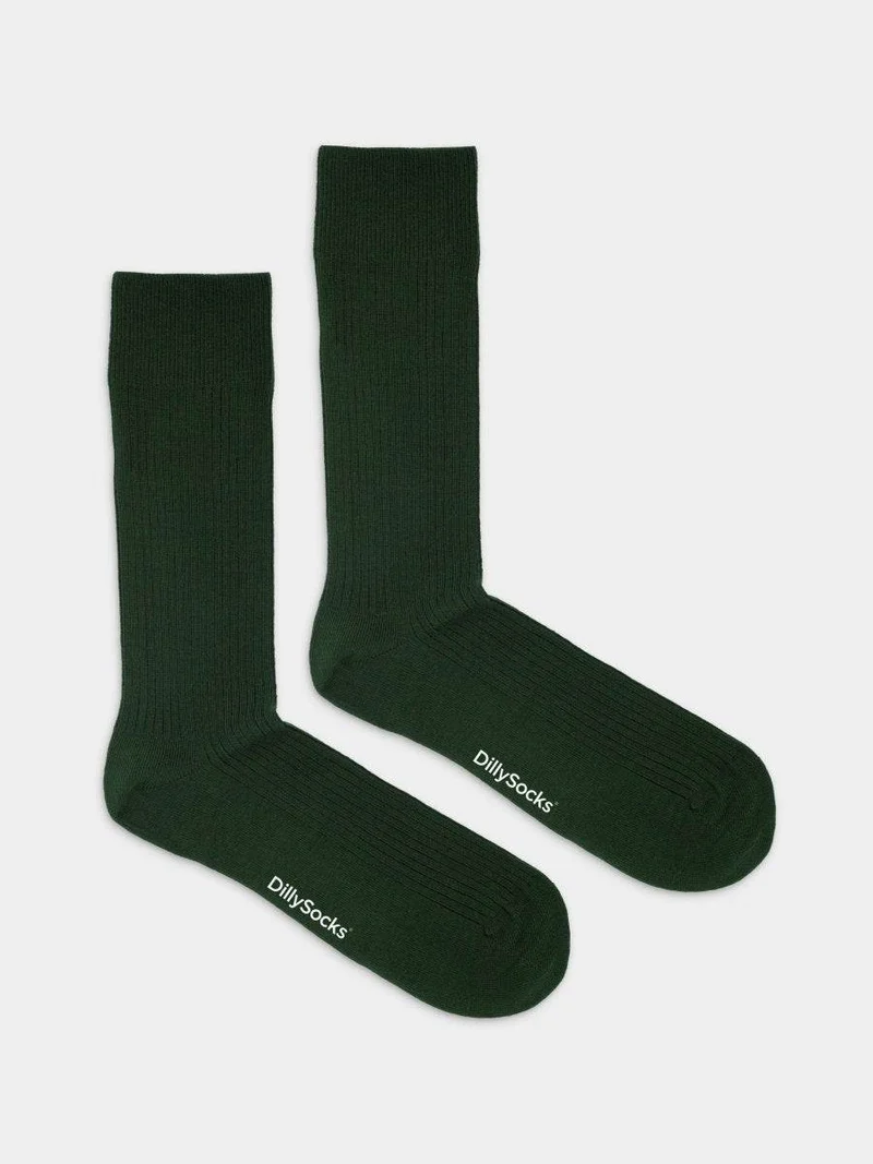 Ribbed Forest Green