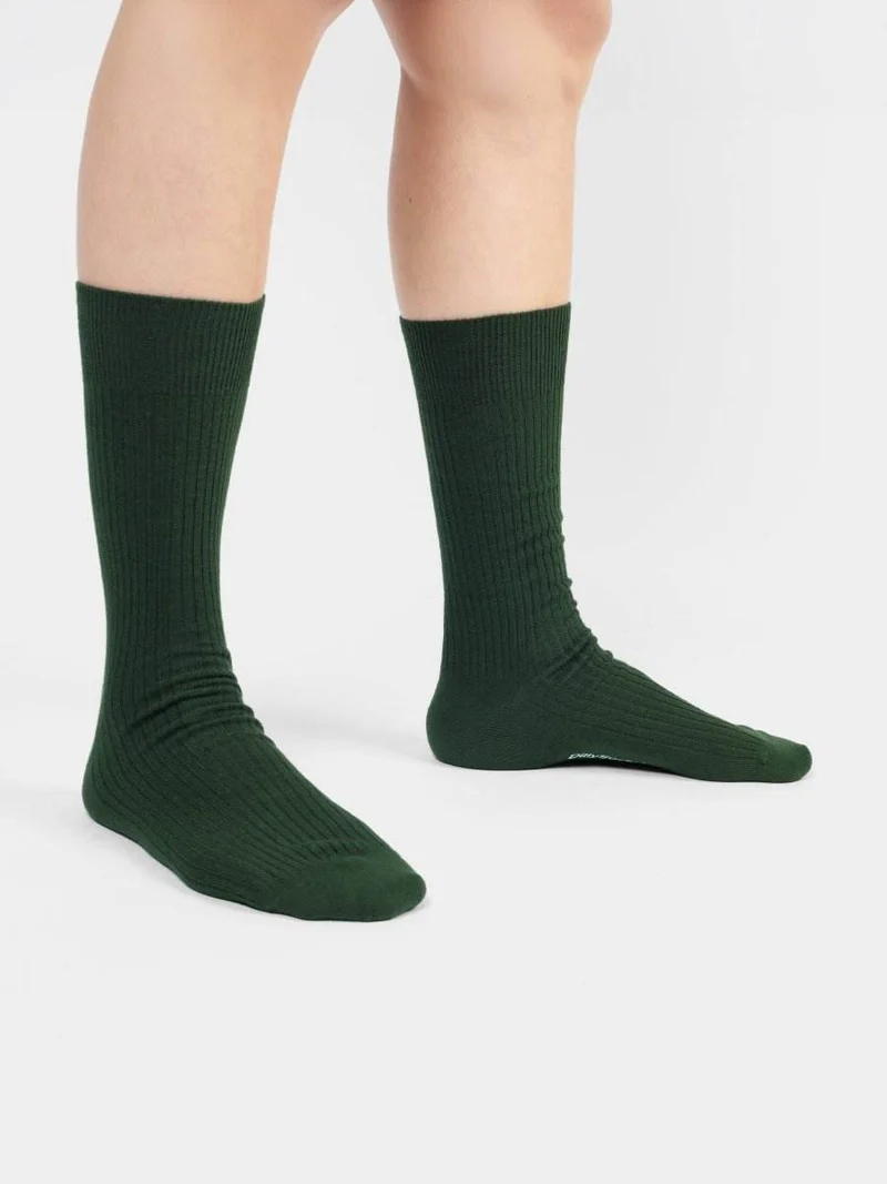 Ribbed Forest Green