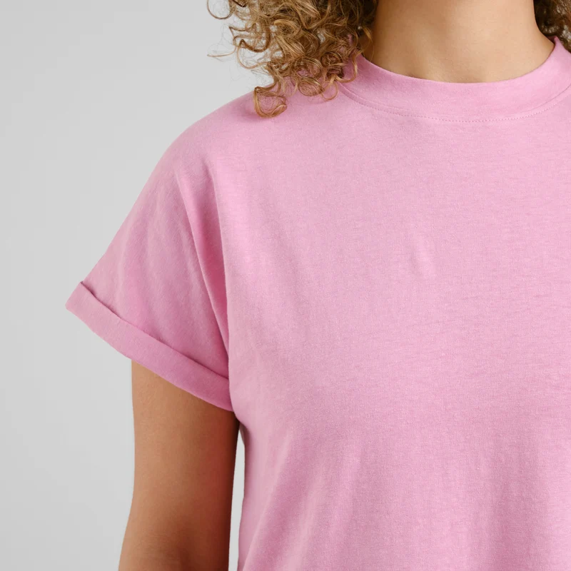 Sommerkleid Eksta in pink aus Bio Baumwolle und Hanf von Dedicated