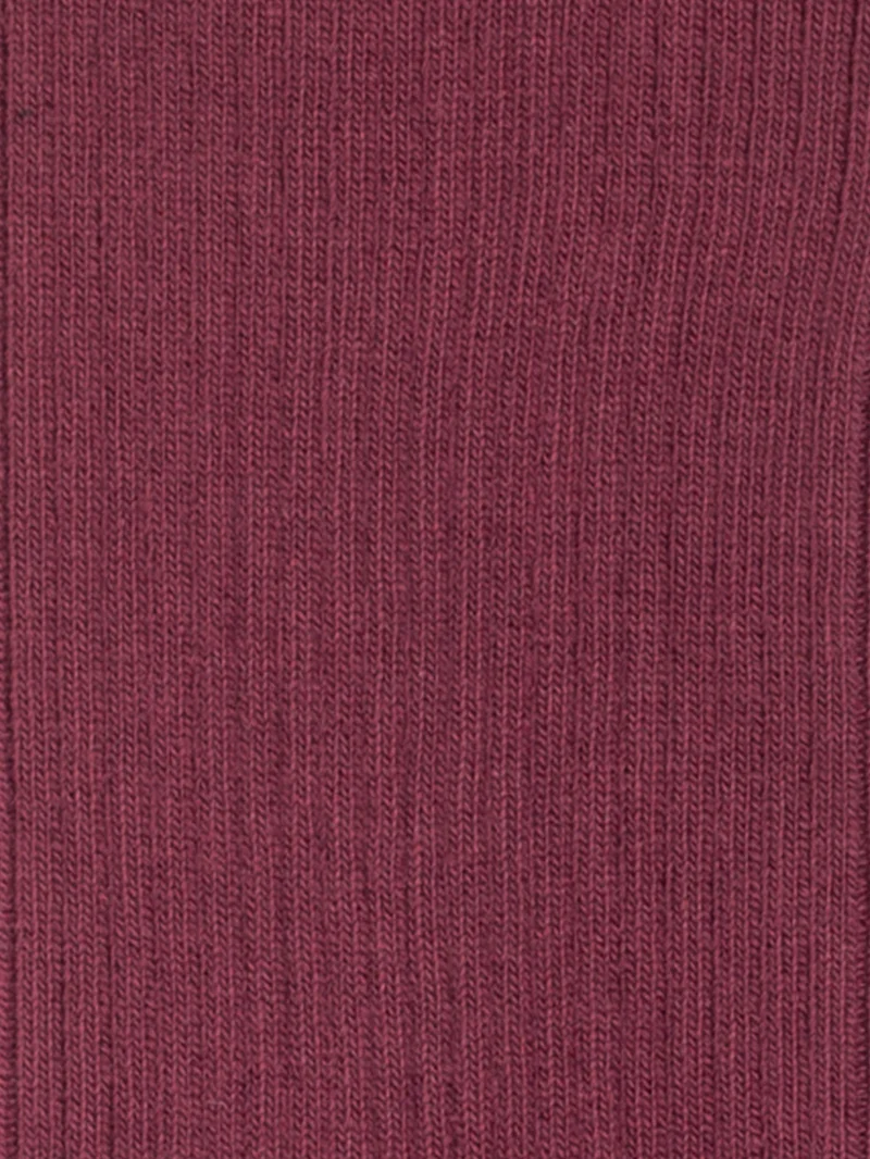 Ribbed Wine Red