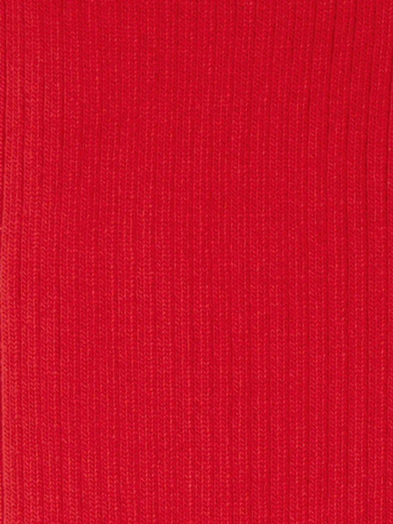Ribbed Ferrari Red