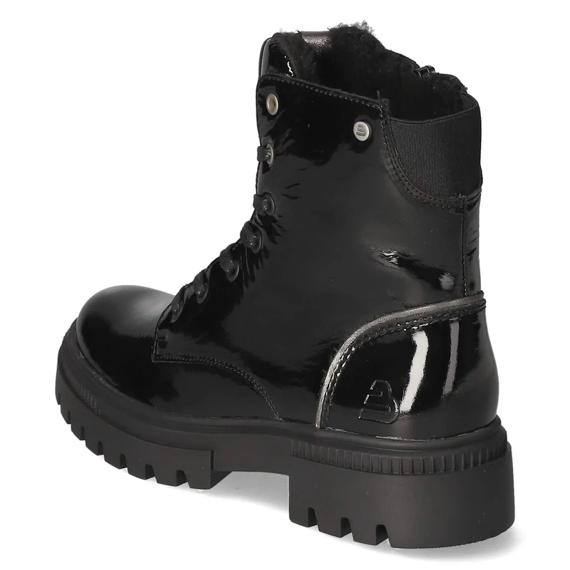 Schnürboots Schwarz