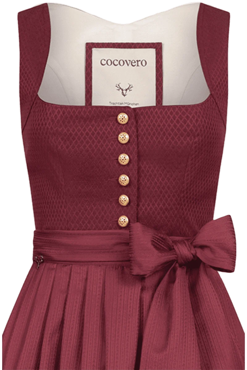 Midi-Dirndl mit Pliseerock