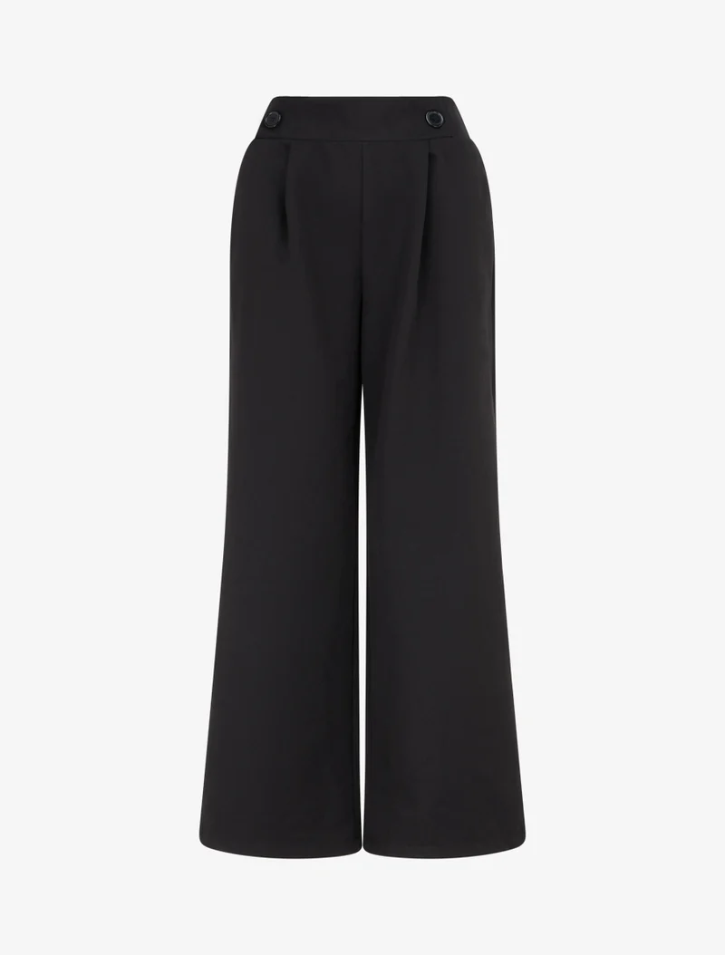 Uni Hose mit elastischem Bund - Schwarz
