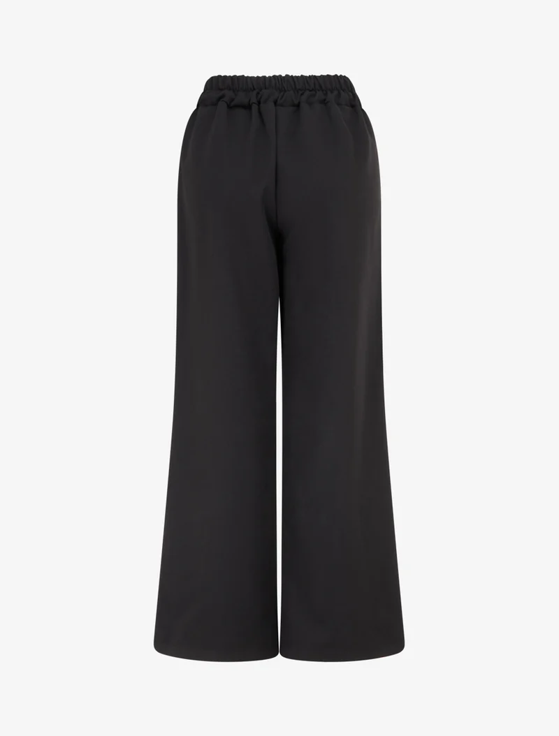 Uni Hose mit elastischem Bund - Schwarz