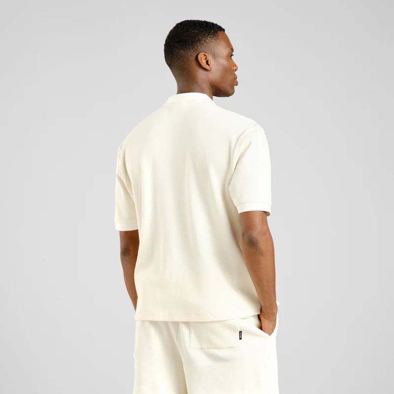 Kurzarm-Hemd Falkvik aus 100% Bio Baumwolle in offwhite von Dedicated