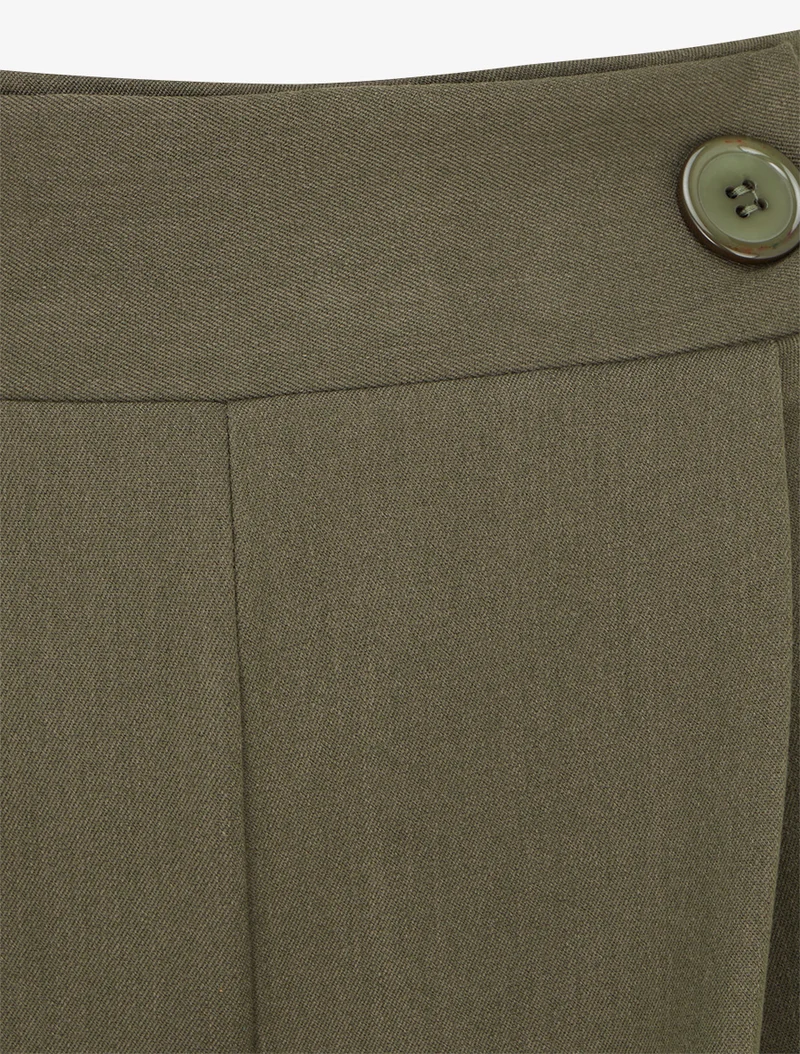 Uni Hose mit elastischem Bund - Kaki