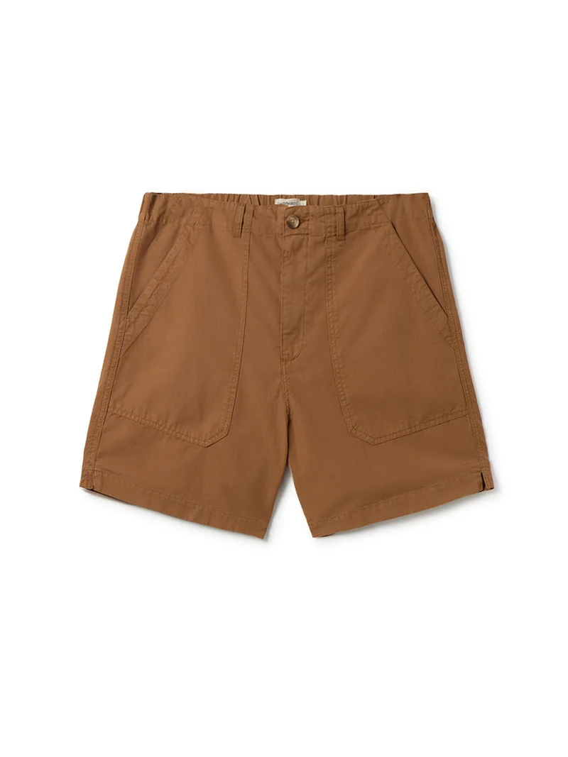 Kurze Hose GECE in braun aus Bio Baumwolle von TWOTHIRDS