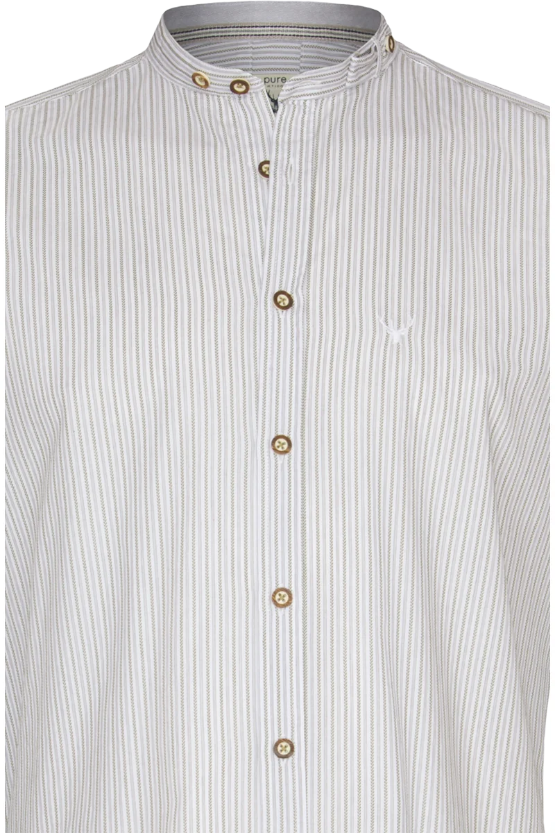 Herren Trachtenhemd Modern-Fit Streifen