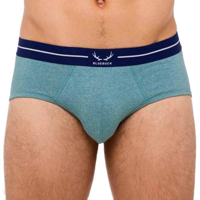 Mintgrüne Unterhose aus Bio-Baumwolle von Bluebuck