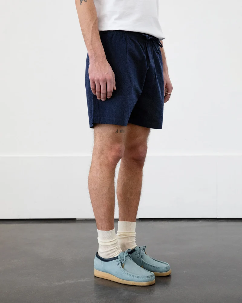 Dunkelblaue Hose aus 100% Bio-Baumwolle von Rotholz