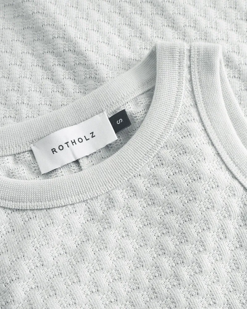 Graues Strickkleid aus 100% Bio-Baumwolle von Rotholz
