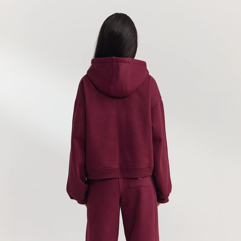 Oversized Hoodie - Kirschlack