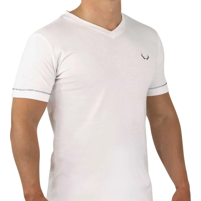 Weisses T-Shirt aus Bio-Baumwolle von Bluebuck