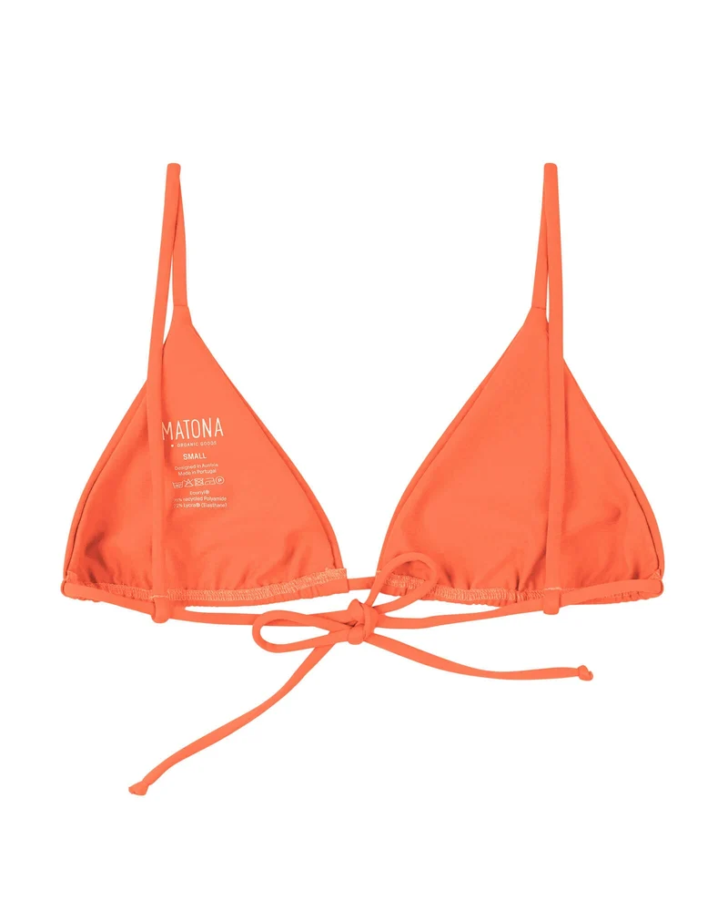 Orangenes Bikini aus Nylon von Matona