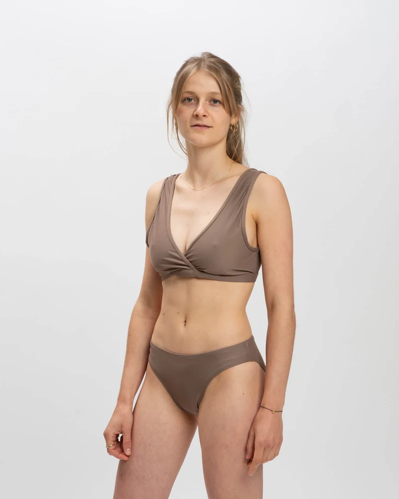 Brauner Bikini aus Nylon von Matona