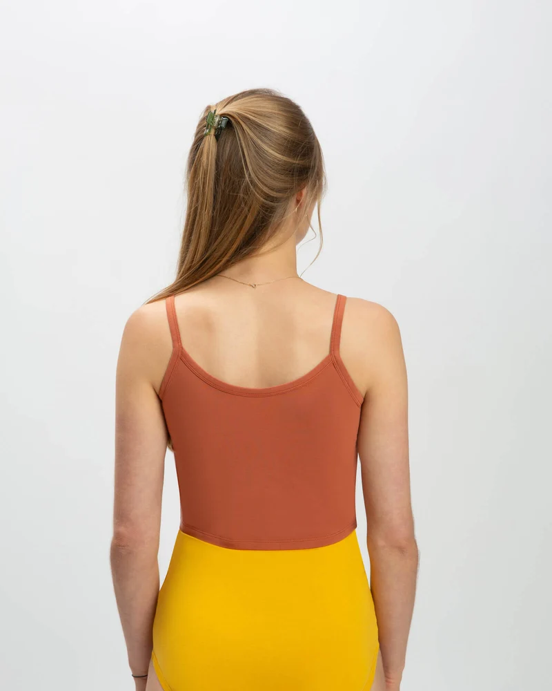 Orangenes Top Savanna aus Bio-Baumwolle von Matona