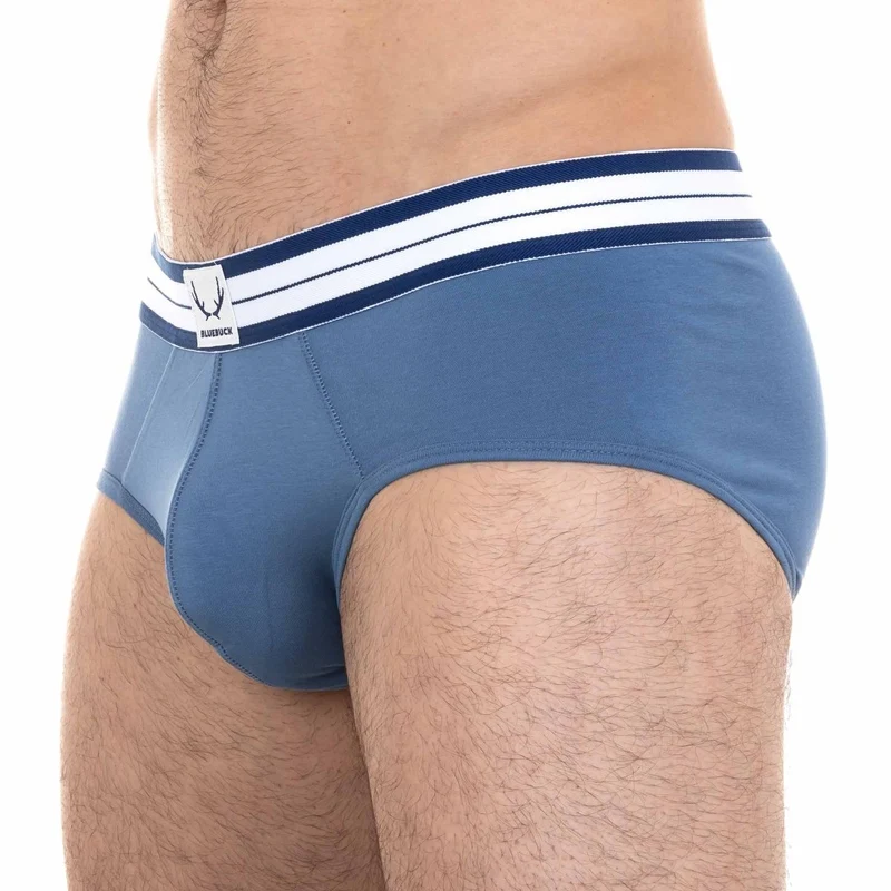 Mondblaue Unterhose aus Bio-Baumwolle von Bluebuck