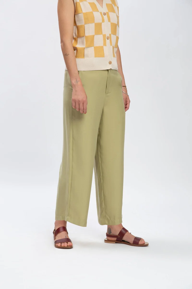 Grüne Hose aus Tencel von Matona