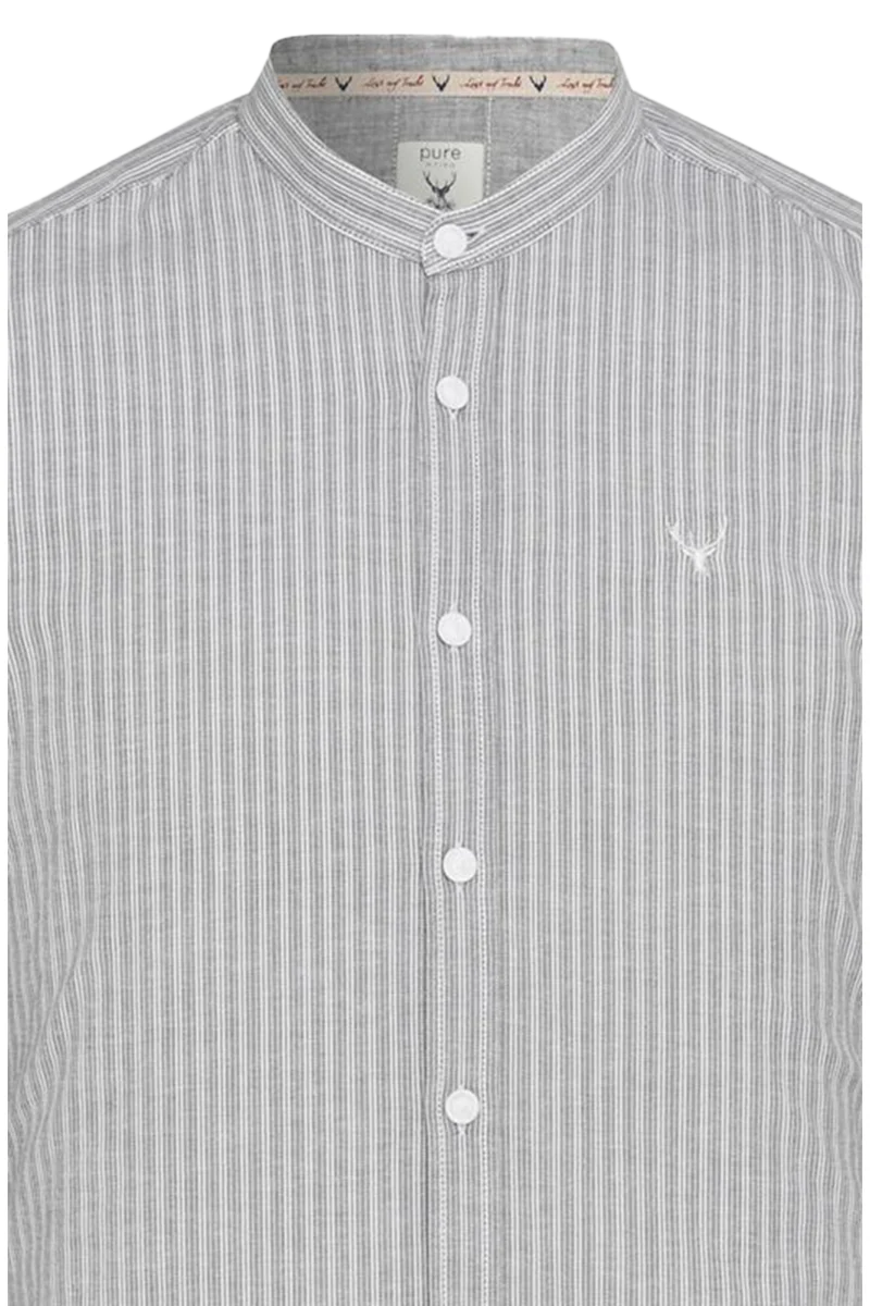 Herren Trachtenhemd Slim-Fit mit Streifen