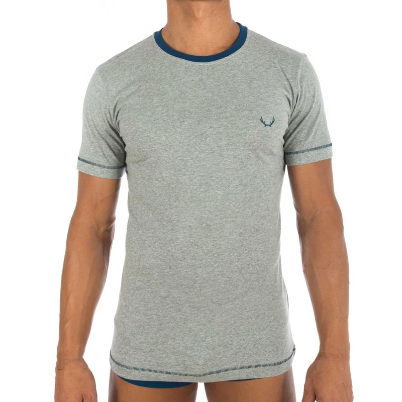 Graues T-Shirt aus Bio-Baumwolle von Bluebuck