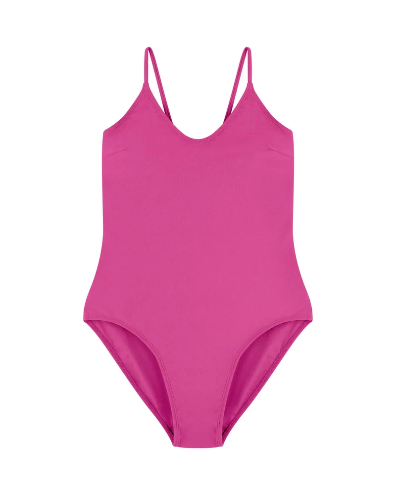 Purple Badeanzug Neck aus Nylon von Matona
