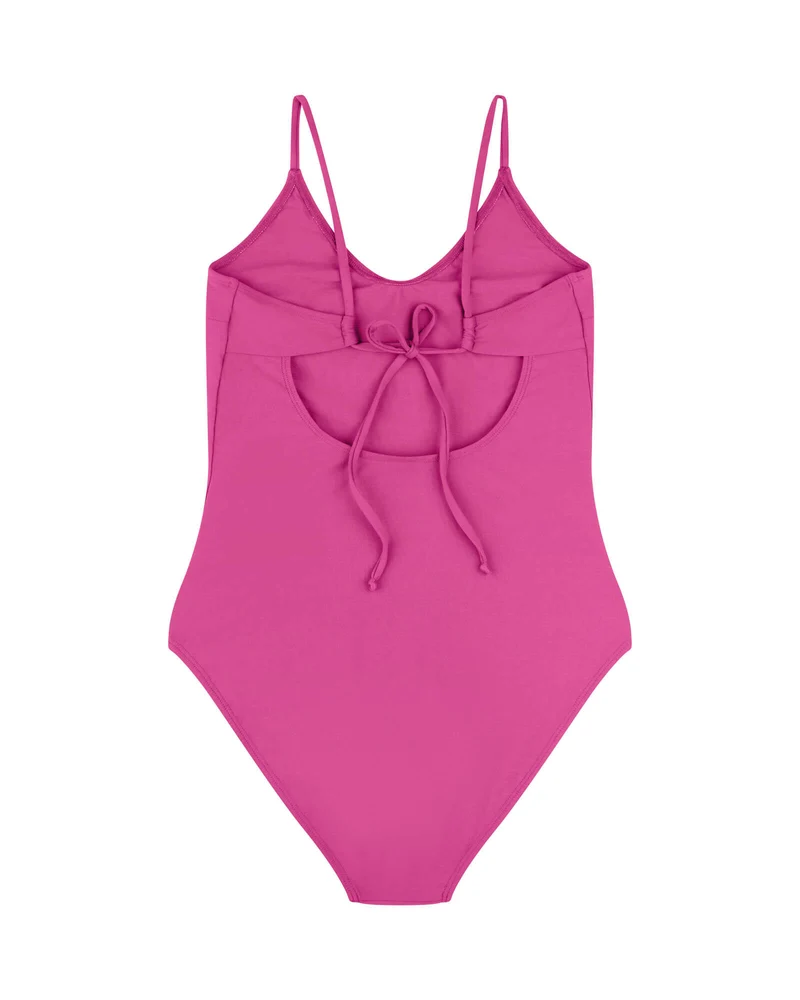 Purple Badeanzug Neck aus Nylon von Matona