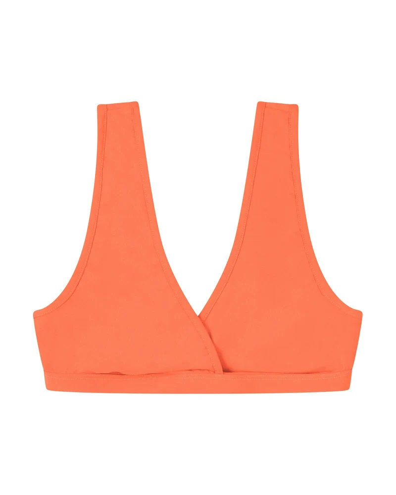 Orangenes Bikini Top aus Nylon von Matona