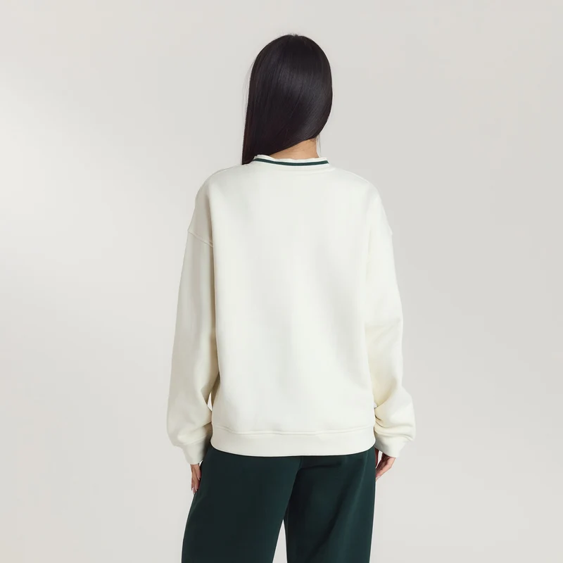 Lounge Living V-Neck Pullover - Crèmefarben