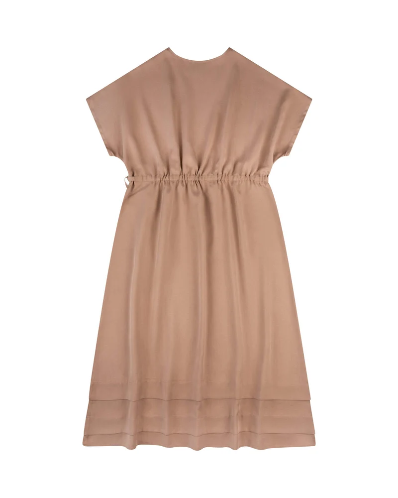 Braunes Kleid Portabella aus Tencel von Matona