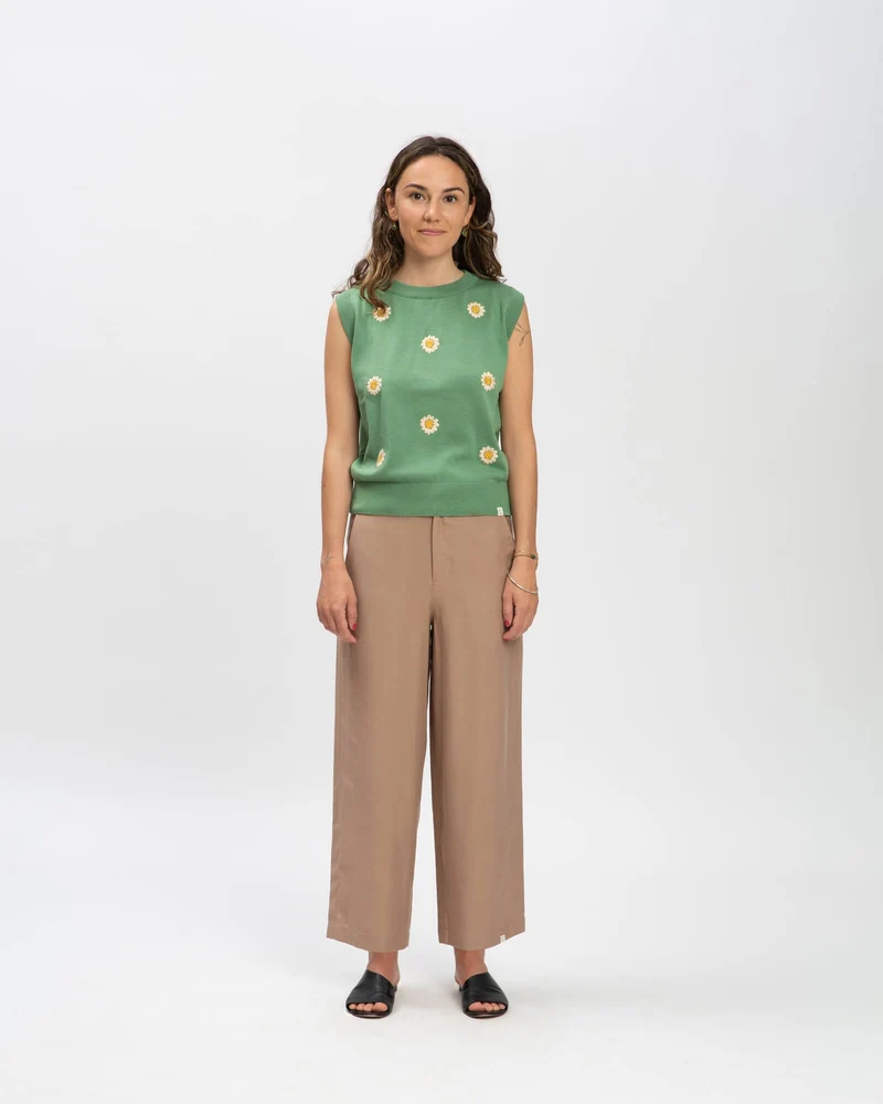 Braune Hose Portabella aus Tencel von Matona
