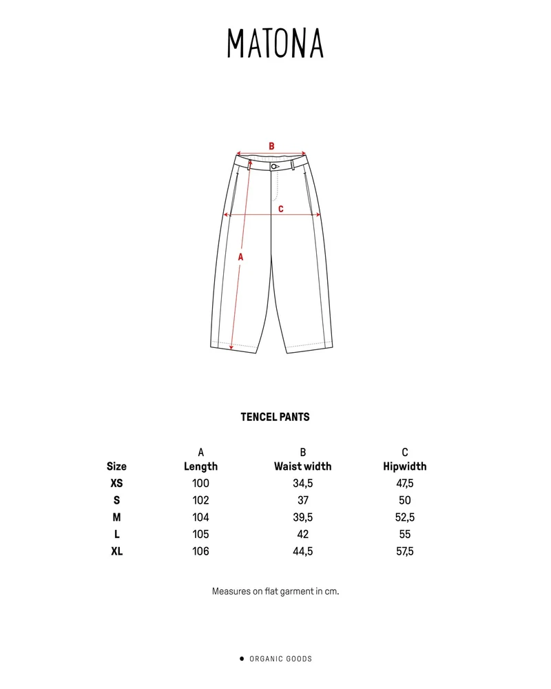 Braune Hose Portabella aus Tencel von Matona