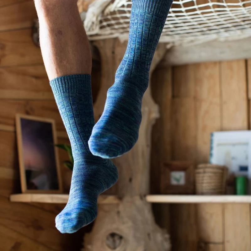 Bunte Socken im 4er Pack aus Bio-Baumwolle von Bluebuck