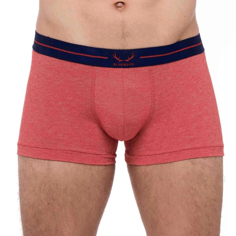 Rote Boxershorts aus Bio-Baumwolle und Seaqual von Bluebuck