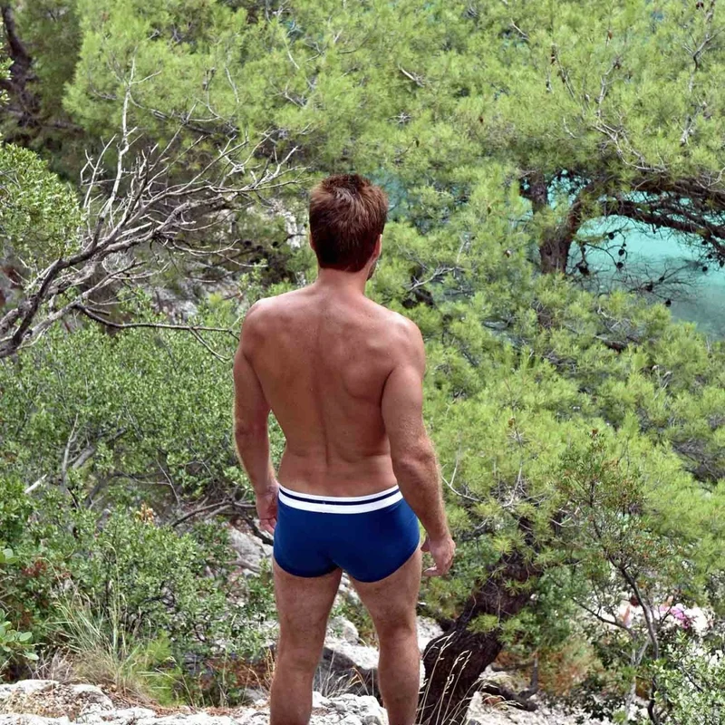 Dunkelblaue Boxershorts aus Bio-Baumwolle von Bluebuck