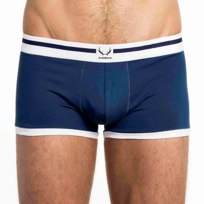 Dunkelblaue Boxershorts aus Bio-Baumwolle von Bluebuck