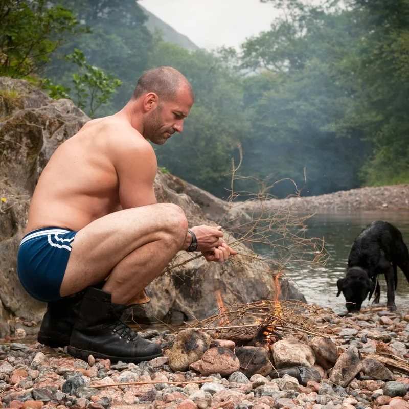 Marineblaue Unterhose aus Bio-Baumwolle von Bluebuck