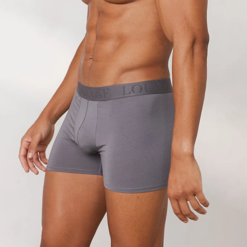 Luxe Herren-Boxer (3er Paket) - Dunkelgrau