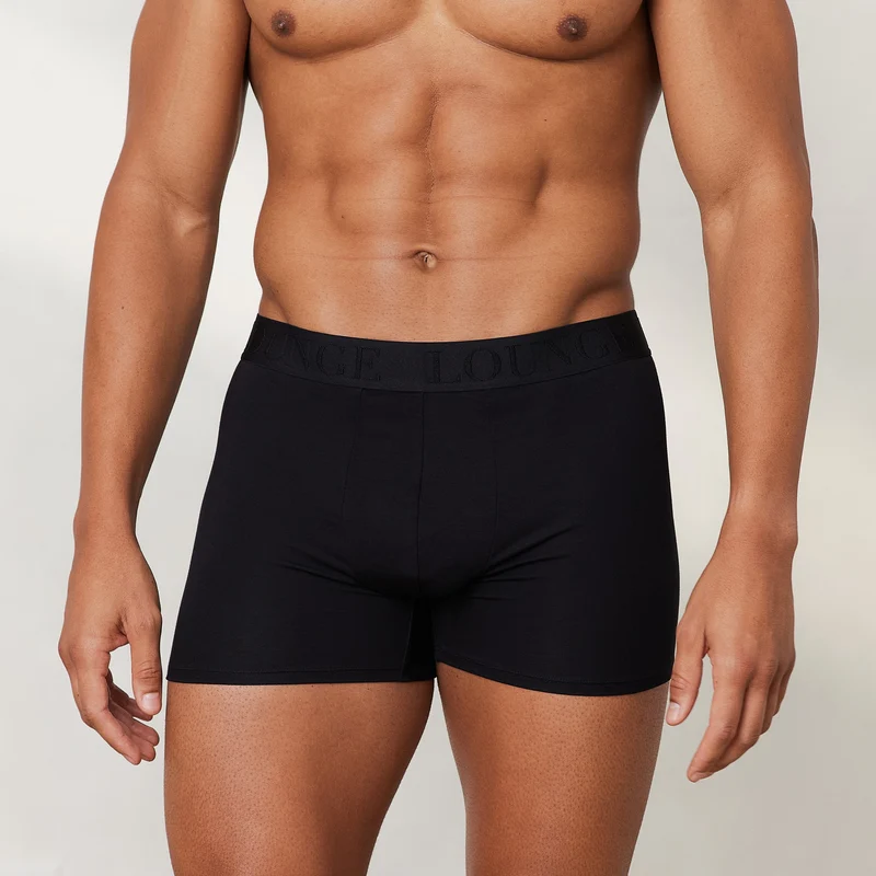 Luxe Herren-Boxer (3er Paket) - Schwarz