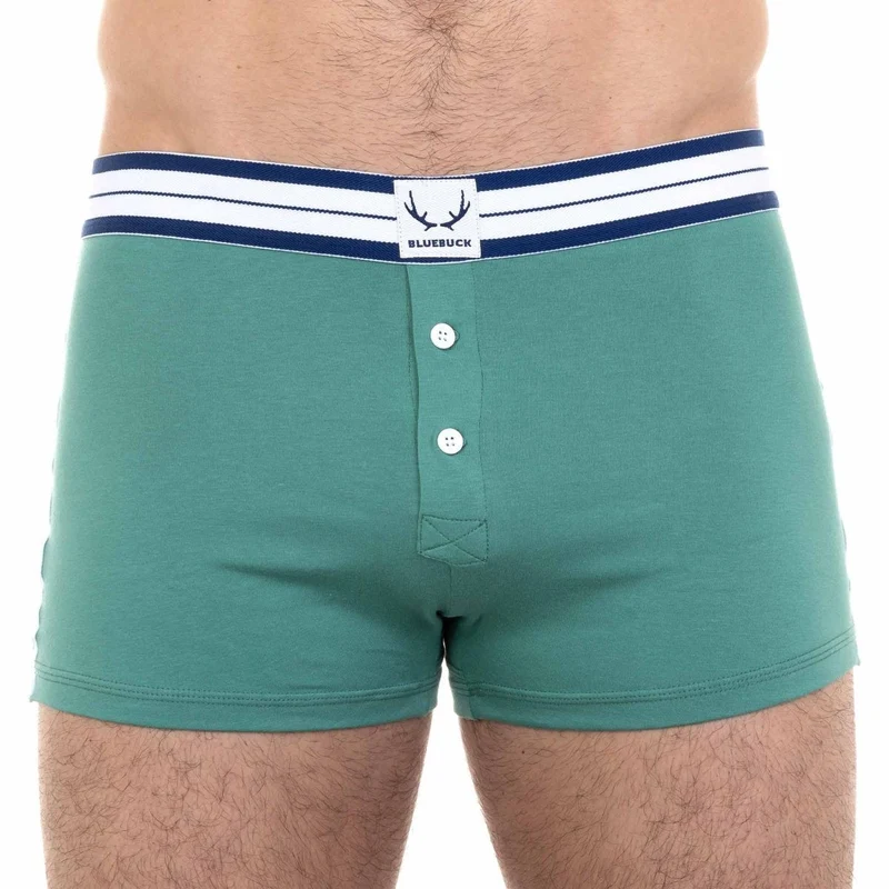 Grüne Unterhose aus Bio-Baumwolle von Bluebuck