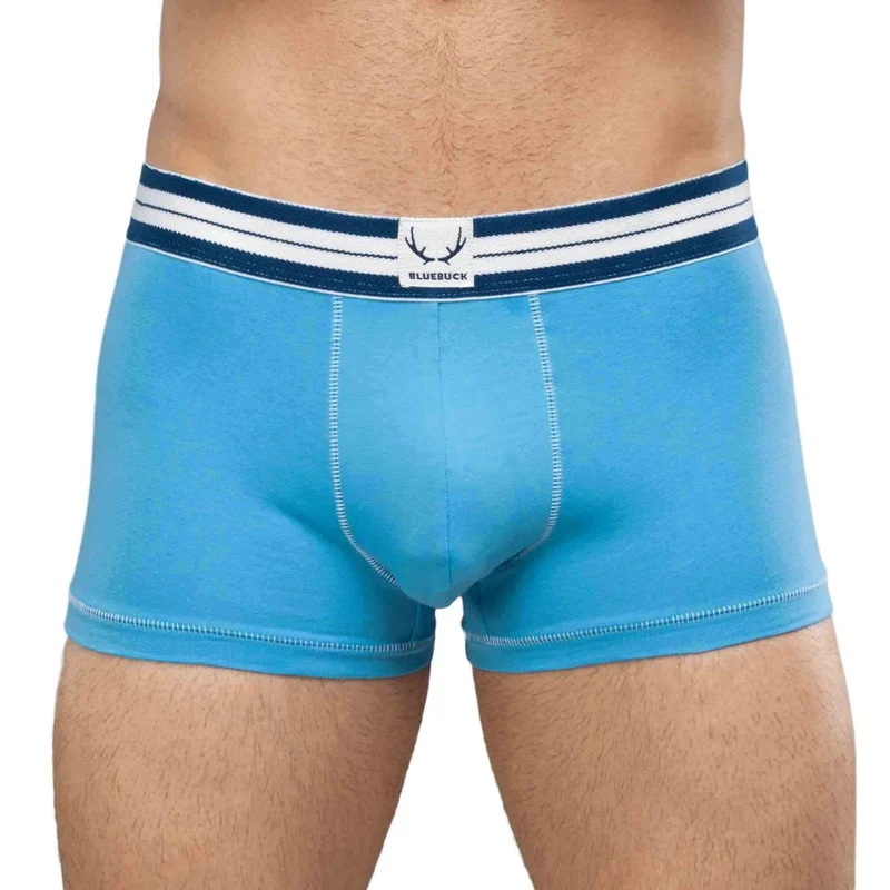 Blaue Boxershorts aus Bio-Baumwolle von Bluebuck